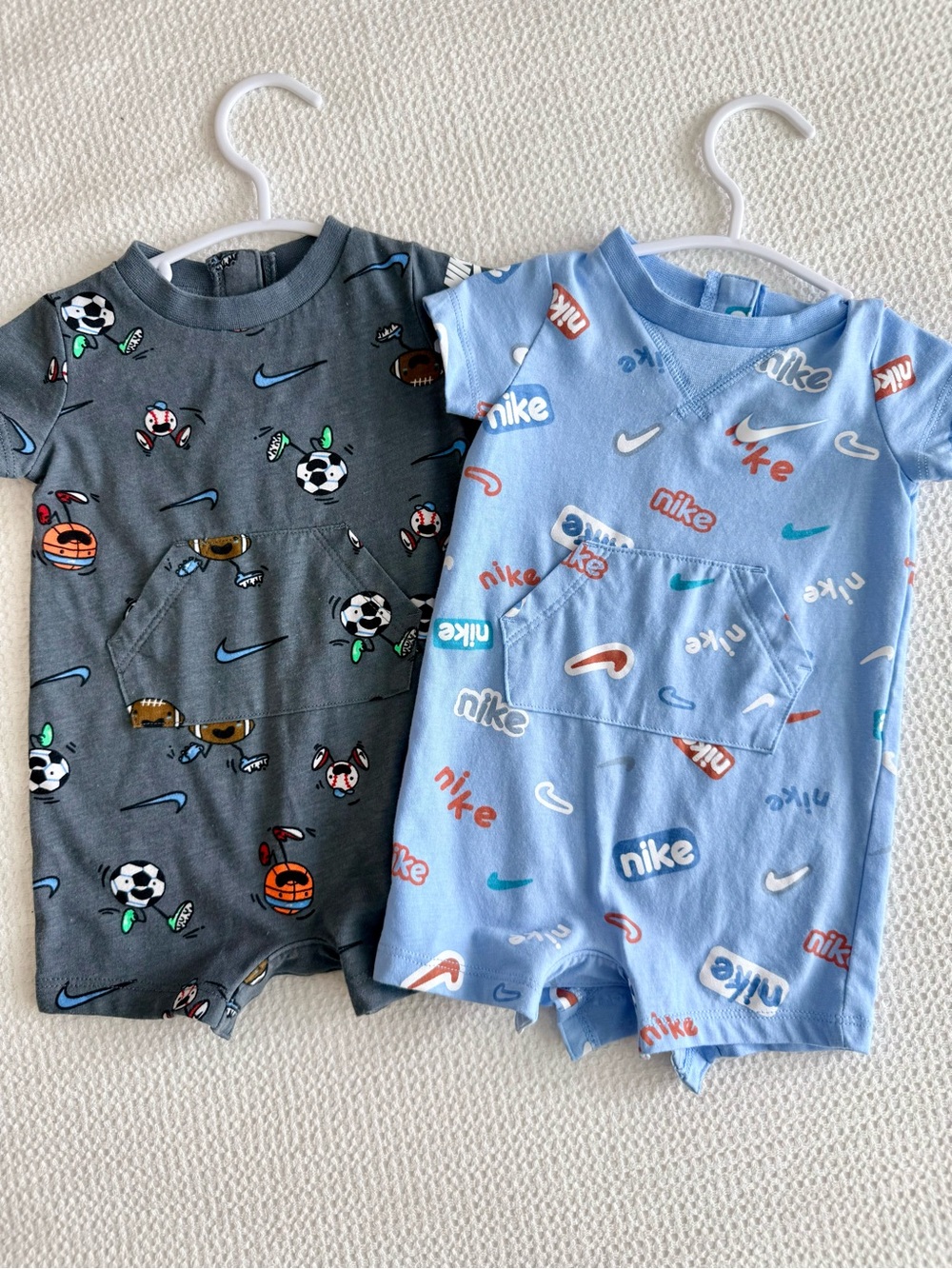 Nike 2-Pack Baby Boy Short-Sleeve One-Piece Rompers